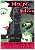 Moln över Hellesta 1956 poster Anita Björk Rolf Husberg