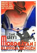 Rocky Mountain Mystery 1935 movie poster Randolph Scott Writer: Zane Grey