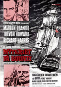 Mutiny on the Bounty 1962 poster Marlon Brando Lewis Milestone