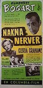 In a Lonely Place 1950 movie poster Humphrey Bogart Gloria Grahame
