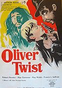 Oliver Twist 1948 movie poster Alec Guinness David Lean Poster artwork: Walter Bjorne