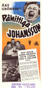 Påhittiga Johansson 1950 poster Åke Grönberg Hugo Bolander