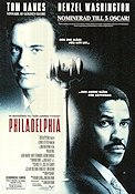Philadelphia 1993 poster Tom Hanks Jonathan Demme