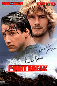 Point Break 1991 poster Patrick Swayze Kathryn Bigelow
