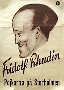 Pojkarna på Storholmen 1932 movie poster Fridolf Rhudin Sigurd Wallén Margit Manstad