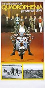 Quadrophenia 1980 movie poster Phil Davis Roger Daltrey The Who Phil Daniels Sting Pete Townsend Franc Roddam Motorcycles Rock and pop Cult movies