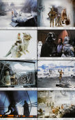 The Empire Strikes Back 1980 lobby card set Mark Hamill Harrison Ford Carrie Fisher George Lucas Find more: Star Wars
