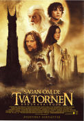 The Two Towers 2002 poster Elijah Wood Peter Jackson