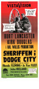 Gunfight at the O.K. Corral 1957 poster Burt Lancaster John Sturges