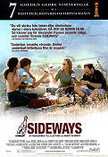 Sideways 2004 movie poster Paul Giamatti Thomas Haden Church Virginia Madsen Alexander Payne