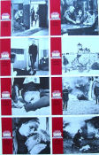 Shame 1968 lobby card set Liv Ullmann Max von Sydow Max von Sydow Sigge Fürst Ingmar Bergman