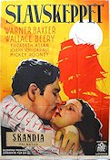 Slave Ship 1937 movie poster Warner Baxter Wallace Beery Eric Rohman art Ships and navy