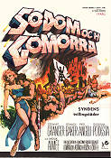 Last Days of Sodom and Gomorrah 1963 poster Stewart Granger Robert Aldrich