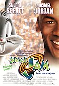 Space Jam 1996 poster Michael Jordan Bill Murray Wayne Knight Bugs Bunny Snurre Sprätt Joe Pytka Sport Kändisar Animerat