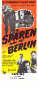 Spåren leder till Berlin 1952 poster Gordon Howard Irina Garden Kurt Meisel Frantisek Cap