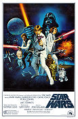 Star Wars Style C 1977 movie poster Mark Hamill Harrison Ford Carrie Fisher Alec Guinness Peter Cushing George Lucas Find more: Star Wars