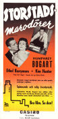 Deadline USA 1952 poster Humphrey Bogart Richard Brooks