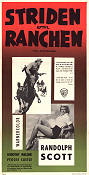 Tall Man Riding 1955 poster Randolph Scott Lesley Selander