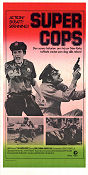 The Super Cops 1974 poster Ron Leibman David Selby Gordon Parks Poliser