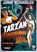 Tarzan och Leopardkvinnan 1946 poster Johnny Weissmuller Brenda Joyce Johnny Sheffield Kurt Neumann Hitta mer: Tarzan
