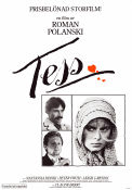Tess 1979 movie poster Nastassja Kinski Peter Firth Leigh Lawson Roman Polanski