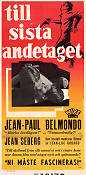 A bout de souffle 1960 poster Jean-Paul Belmondo Jean-Luc Godard