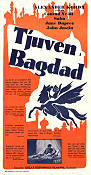 Tjuven i Bagdad 1940 poster Conrad Veidt Alexander Korda Äventyr matinée