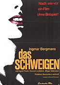 Das Schweigen 1963 poster Gunnel Lindblom Ingmar Bergman
