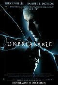 Unbreakable 2000 poster Bruce Willis M Night Shyamalan