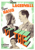 Vi tre 1940 poster Signe Hasso Schamyl Bauman