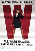 V.I. Warshawski 1991 poster Kathleen Turner