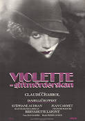 Violette 1978 poster Isabelle Huppert Claude Chabrol