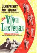 Viva Las Vegas 1964 poster Elvis Presley Ann-Margret Cesare Danova George Sidney Musikaler