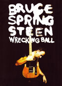 Wrecking Ball CD 2012 affisch Bruce Springsteen Rock och pop