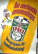 Beckers Spred den amerikanska sensationsfärgen 1950 poster 