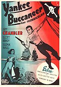 Yankee Buccaneer 1953 poster Jeff Chandler