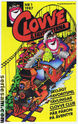 Clovve & favoriterna 1987 nr 1 omslag serier