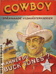 Cowboy 1951 nr 1 omslag serier