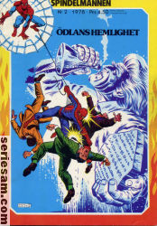 Spindelmannen 1978 nr 2 omslag serier
