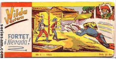 Vilda västern 1952 nr 1 omslag serier