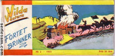 Vilda västern 1952 nr 3 omslag serier