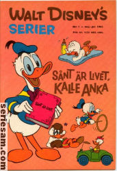 Walt Disneys serier 1962 nr 1 omslag serier
